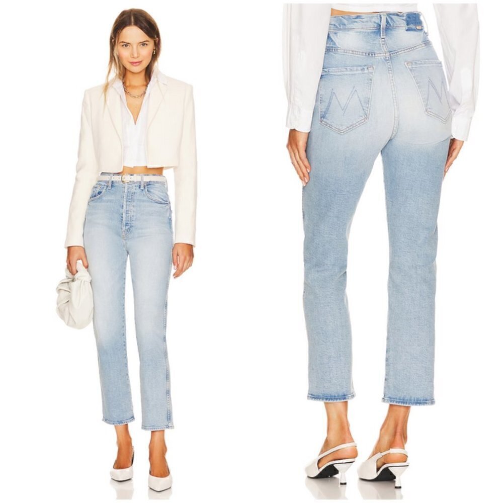 💕MOTHER SUPERIOR💕 The Tippy Top Frisky Ankle Jeans ~ I Confess 27 NWOT